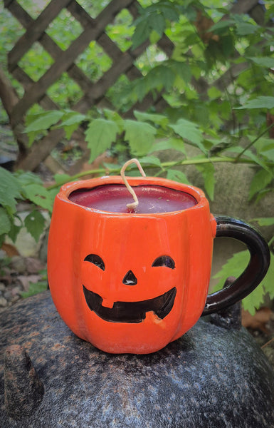 Happy Pumpkin Mug Candle