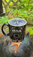 The Ouija Spirit Board Mug Candle